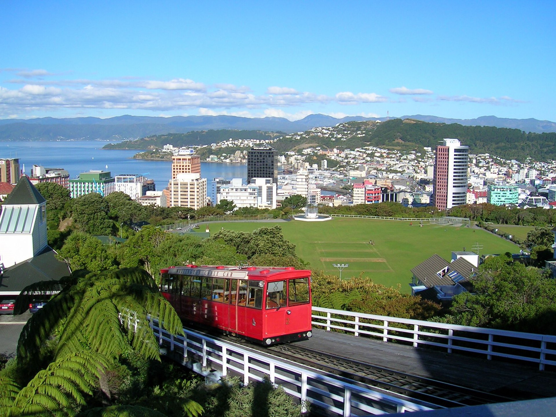 Neuseeland Cable Car in Wellington